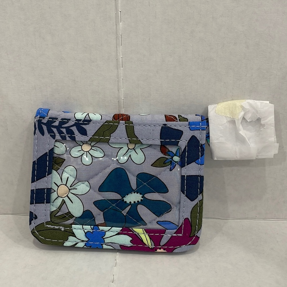 Vera Bradley ID credit card holder keyring wallet Bengal Lily